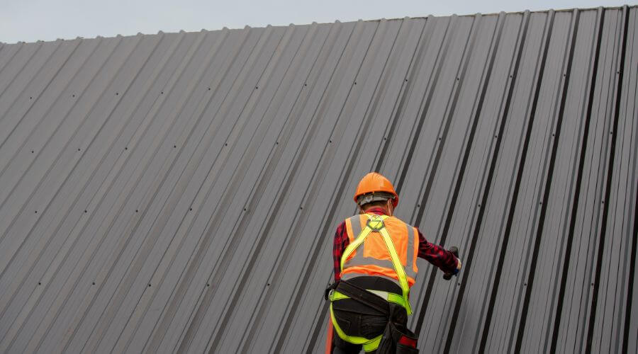 Professional metal roof installation services in Saint Lucas, IA